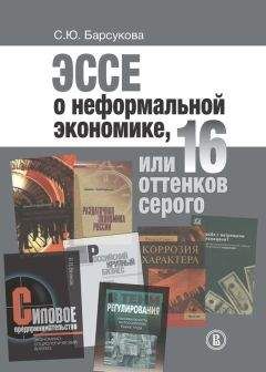 Читайте книги онлайн на Bookidrom.ru! Бесплатные книги в одном клике Светлана Барсукова - Эссе о неформальной экономике, или 16 оттенков серого