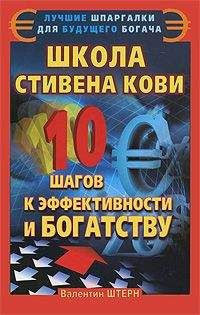 Валентин Штерн - Школа Стивена Кови. 10 шагов к эффективности и богатству