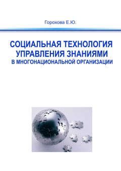 Читайте книги онлайн на Bookidrom.ru! Бесплатные книги в одном клике Евгения Горохова - Социальная технология управления знаниями в многонациональной организации