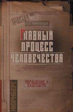 Читайте книги онлайн на Bookidrom.ru! Бесплатные книги в одном клике Александр Звягинцев - Главный процесс человечества. Репортаж из прошлого. Обращение к будущему