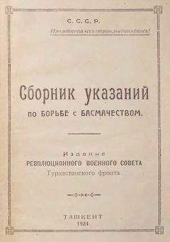 Читайте книги онлайн на Bookidrom.ru! Бесплатные книги в одном клике РВС Туркфронта - Сборник указаний по борьбе с басмачеством