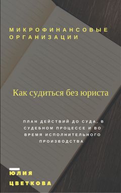 Читайте книги онлайн на Bookidrom.ru! Бесплатные книги в одном клике Юлия Цветкова - Микрофинансовые организации. Как судиться без юриста