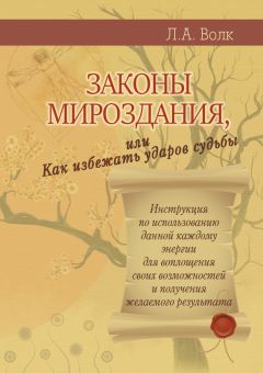 Читайте книги онлайн на Bookidrom.ru! Бесплатные книги в одном клике Лариса Волк - Законы мироздания, или Как избежать ударов судьбы