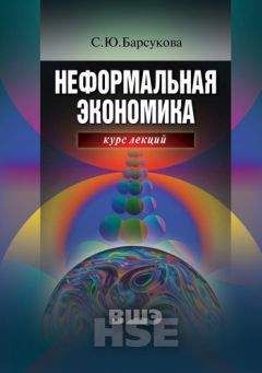 Читайте книги онлайн на Bookidrom.ru! Бесплатные книги в одном клике Светлана Барсукова - Неформальная экономика. Курс лекций