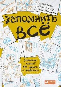 Читайте книги онлайн на Bookidrom.ru! Бесплатные книги в одном клике Питер Браун - Запомнить всё.Усвоение знаний без скуки и зубрежки