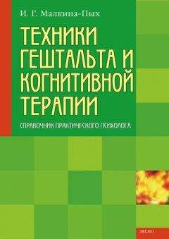 Читайте книги онлайн на Bookidrom.ru! Бесплатные книги в одном клике Ирина Малкина-Пых - Техники гештальта и когнитивной терапии