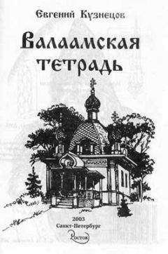 Читайте книги онлайн на Bookidrom.ru! Бесплатные книги в одном клике Евгений Кузнецов - Валаамская тетрадь