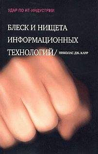 Читайте книги онлайн на Bookidrom.ru! Бесплатные книги в одном клике Николас Карр - Блеск и нищета информационных технологий. Почему ИТ не являются конкурентным преимуществом