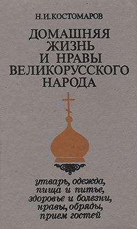Читайте книги онлайн на Bookidrom.ru! Бесплатные книги в одном клике Николай Костомаров - Домашняя жизнь и нравы великорусского народа в XVI и XVII столетиях (очерк)