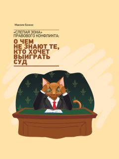 Читайте книги онлайн на Bookidrom.ru! Бесплатные книги в одном клике Максим Божко - «Слепая зона» правового конфликта: о чем не знают те, кто хочет выиграть суд