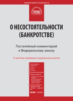 Читайте книги онлайн на Bookidrom.ru! Бесплатные книги в одном клике Коллектив авторов - Комментарий к Федеральному закону от 26 октября 2002 г. №127-ФЗ «О несостоятельности (банкротстве)» (постатейный)