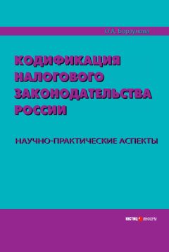 Читайте книги онлайн на Bookidrom.ru! Бесплатные книги в одном клике Ольга Борзунова - Кодификация налогового законодательства России. Научно-практические аспекты