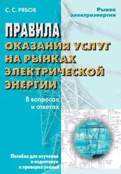 Читайте книги онлайн на Bookidrom.ru! Бесплатные книги в одном клике Сергей Рябов - Правила оказания услуг на рынках электрической энергии в вопросах и ответах. Пособие для изучения и подготовки к проверке знаний