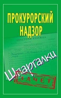 Читайте книги онлайн на Bookidrom.ru! Бесплатные книги в одном клике Павел Смирнов - Прокурорский надзор. Шпаргалки