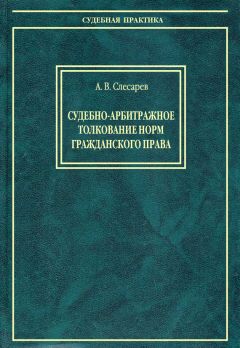 Читайте книги онлайн на Bookidrom.ru! Бесплатные книги в одном клике Александр Слесарев - Судебно-арбитражное толкование норм гражданского права