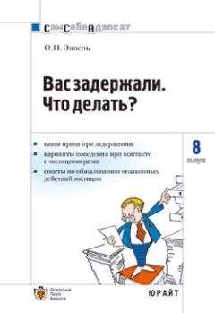 Читайте книги онлайн на Bookidrom.ru! Бесплатные книги в одном клике Ольга Эппель - Вас задержали: что делать?