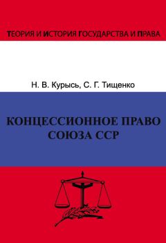 Читайте книги онлайн на Bookidrom.ru! Бесплатные книги в одном клике Сергей Тищенко - Концессионное право Союза ССР. История, теория, факторы влияния