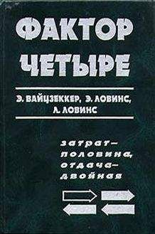 Читайте книги онлайн на Bookidrom.ru! Бесплатные книги в одном клике Эрнст Вайцзеккер - Фактор четыре. Затрат — половина, отдача — двойная
