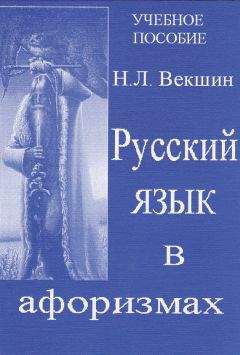 Читайте книги онлайн на Bookidrom.ru! Бесплатные книги в одном клике Николай Векшин - Русский язык в афоризмах