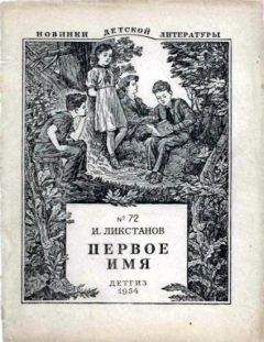 Читайте книги онлайн на Bookidrom.ru! Бесплатные книги в одном клике Иосиф Ликстанов - Первое имя