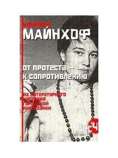 Читайте книги онлайн на Bookidrom.ru! Бесплатные книги в одном клике Ульрика Майнхоф - От протеста к сопротивлению Из литературного наследия городской партизанки