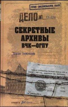 Читайте книги онлайн на Bookidrom.ru! Бесплатные книги в одном клике Борис Сопельняк - Секретные архивы ВЧК-ОГПУ