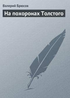 Читайте книги онлайн на Bookidrom.ru! Бесплатные книги в одном клике Валерий Брюсов - На похоронах Толстого