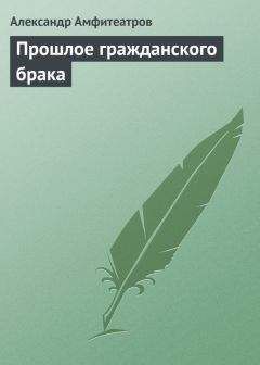 Читайте книги онлайн на Bookidrom.ru! Бесплатные книги в одном клике Александр Амфитеатров - Прошлое гражданского брака