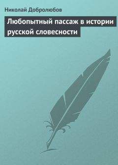 Читайте книги онлайн на Bookidrom.ru! Бесплатные книги в одном клике Николай Добролюбов - Любопытный пассаж в истории русской словесности