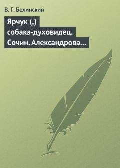 Читайте книги онлайн на Bookidrom.ru! Бесплатные книги в одном клике Виссарион Белинский - Ярчук (,) собака-духовидец. Сочин. Александрова (Дуровой)