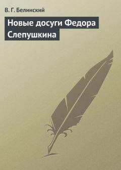 Читайте книги онлайн на Bookidrom.ru! Бесплатные книги в одном клике Виссарион Белинский - Новые досуги Федора Слепушкина