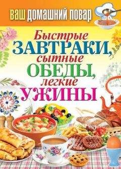 Читайте книги онлайн на Bookidrom.ru! Бесплатные книги в одном клике Сергей Кашин - Быстрые завтраки, сытные обеды, легкие ужины