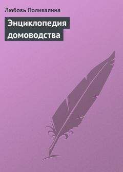 Читайте книги онлайн на Bookidrom.ru! Бесплатные книги в одном клике Любовь Поливалина - Энциклопедия домоводства