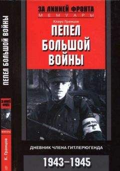 Читайте книги онлайн на Bookidrom.ru! Бесплатные книги в одном клике Клаус Гранцов - Пепел большой войны Дневник члена гитлерюгенда, 1943-1945