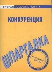 Читайте книги онлайн на Bookidrom.ru! Бесплатные книги в одном клике Варвара Ильина - Шпаргалка по конкуренции