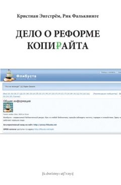 Читайте книги онлайн на Bookidrom.ru! Бесплатные книги в одном клике Кристиан Энгстрём - Пора реформировать копирайт
