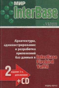 Читайте книги онлайн на Bookidrom.ru! Бесплатные книги в одном клике А Ковязин - Мир InterBase. Архитектура, администрирование и разработка приложений баз данных в InterBase/FireBird/Yaffil