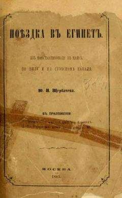 Ю. Щербачев - Поездка в Египет