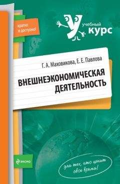 Читайте книги онлайн на Bookidrom.ru! Бесплатные книги в одном клике Елена Павлова - Внешнеэкономическая деятельность: учебный курс