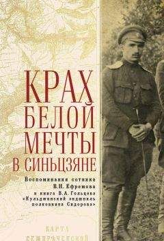 Читайте книги онлайн на Bookidrom.ru! Бесплатные книги в одном клике Вадим Гольцев - Крах Белой мечты в Синьцзяне: воспоминания сотника В. Н. Ефремова и книга В. А. Гольцева «Кульджинский эндшпиль полковника Сидорова»