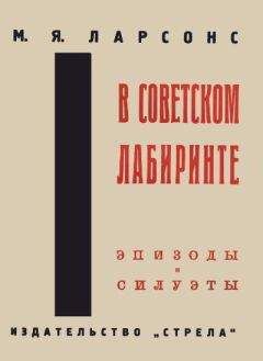 Читайте книги онлайн на Bookidrom.ru! Бесплатные книги в одном клике Максим Ларсонс - В советском лабиринте. Эпизоды и силуэты